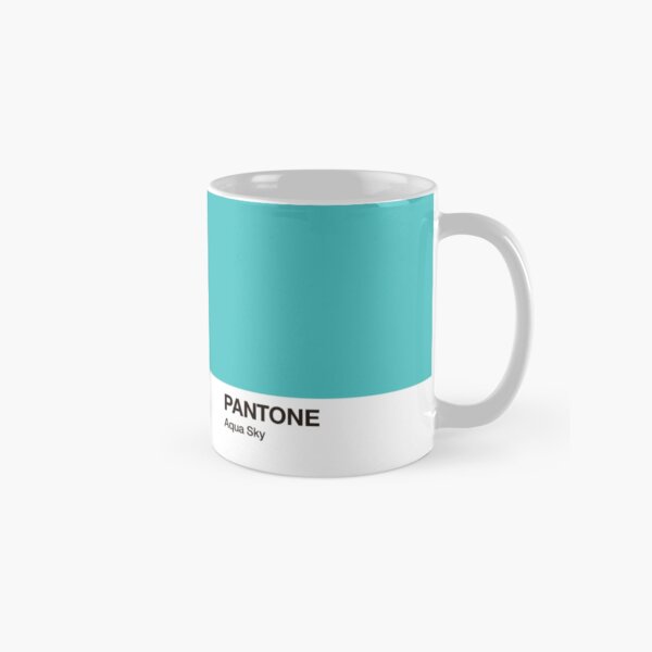 Pantone Colour Aqua Sky. Colour of the year 2003. Classic Mug