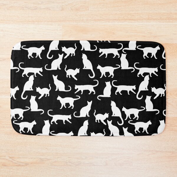 Item preview, Cat pattern, white cats  designed and sold by patternme.