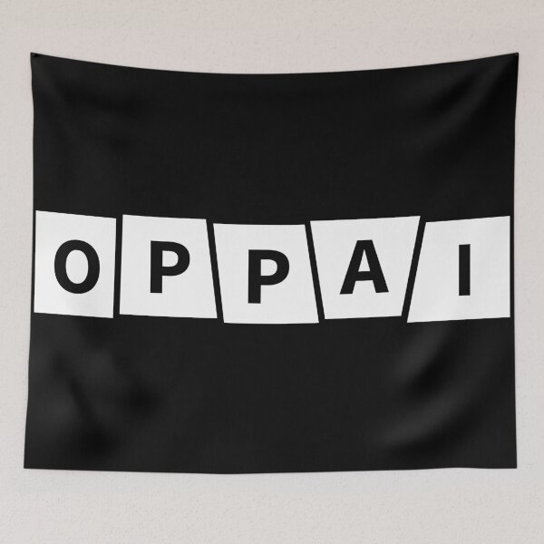 Item preview, oppai word designed and sold by lonelyweebshop.
