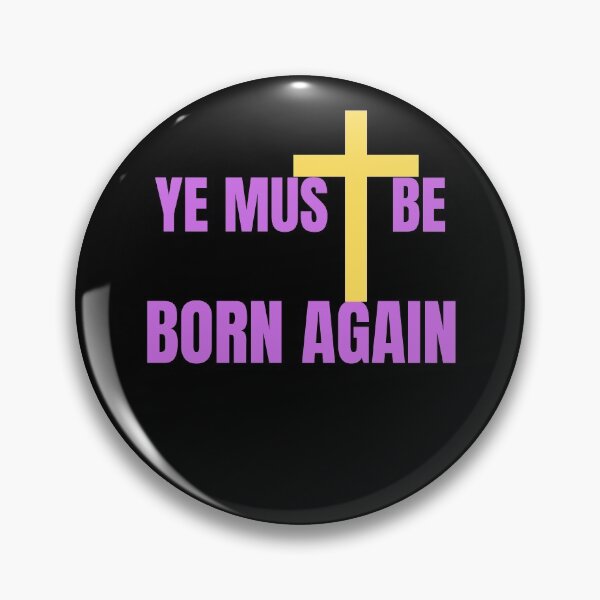 Item preview, Ye Must Be Born Again Christian Quote designed and sold by Beluved.