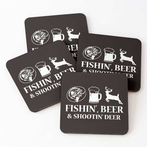 Item preview, FISHIN BEER & SHOOTIN DEER designed and sold by teemaker24.
