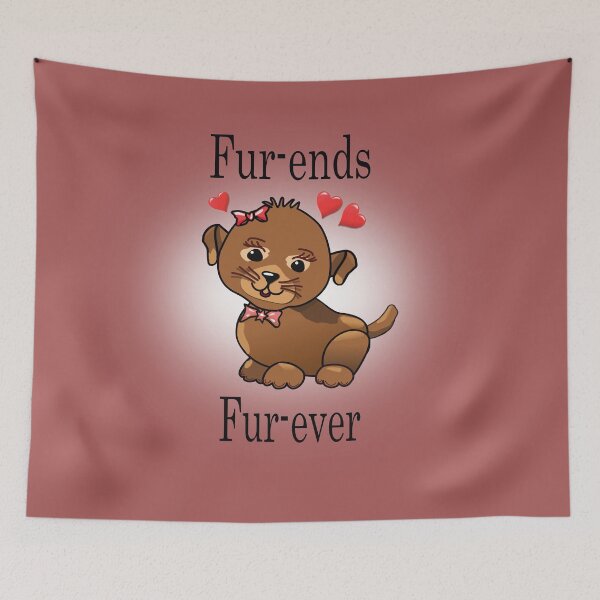 Item preview, Cute puppy picture for friends. Cool design with love hearts. designed and sold by Drawing-Dolphin.
