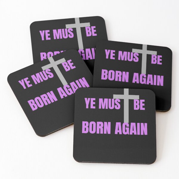Item preview,  Ye Must Be Born Again Christian Quote designed and sold by Beluved.