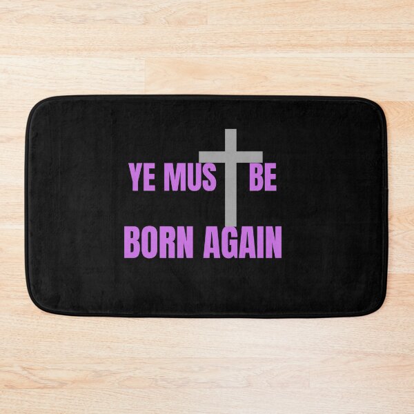 Item preview,  Ye Must Be Born Again Christian Quote designed and sold by Beluved.