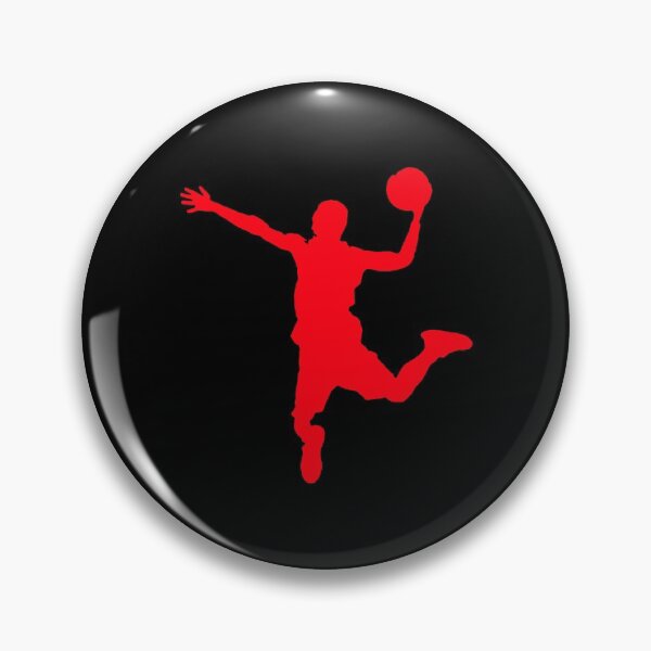 Item preview, Red Dunking Basketball Player Silhouette designed and sold by Express YRSLF.