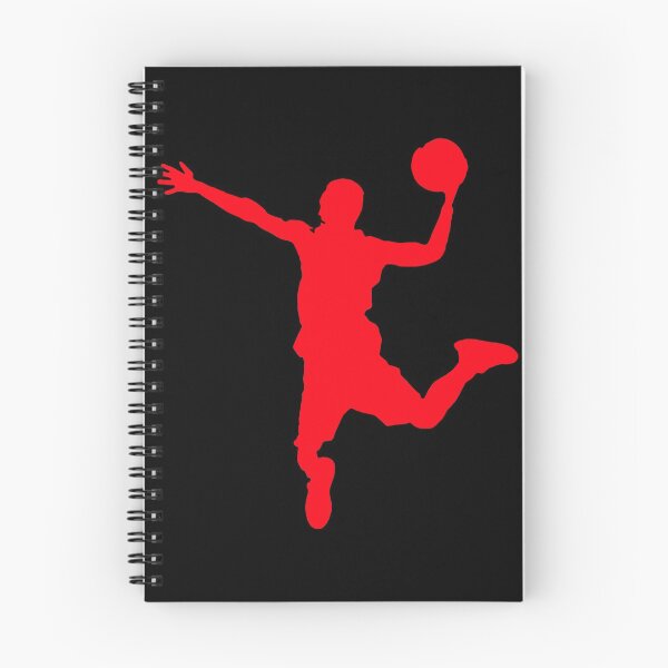 Item preview, Red Dunking Basketball Player Silhouette designed and sold by Express YRSLF.