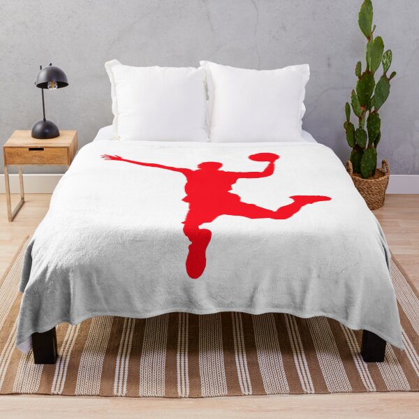Item preview, Red Dunking Basketball Player Silhouette designed and sold by Express YRSLF.