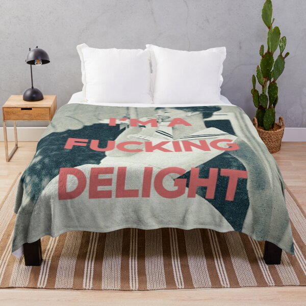 Item preview, I'm A F*cking Delight Quote designed and sold by Natalie Ricker.