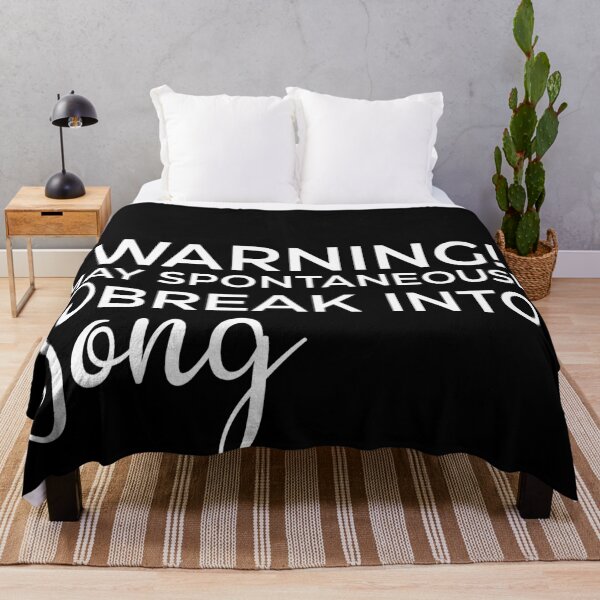 Item preview, Warning May Spontaneously Break Into Song designed and sold by 0umStore.
