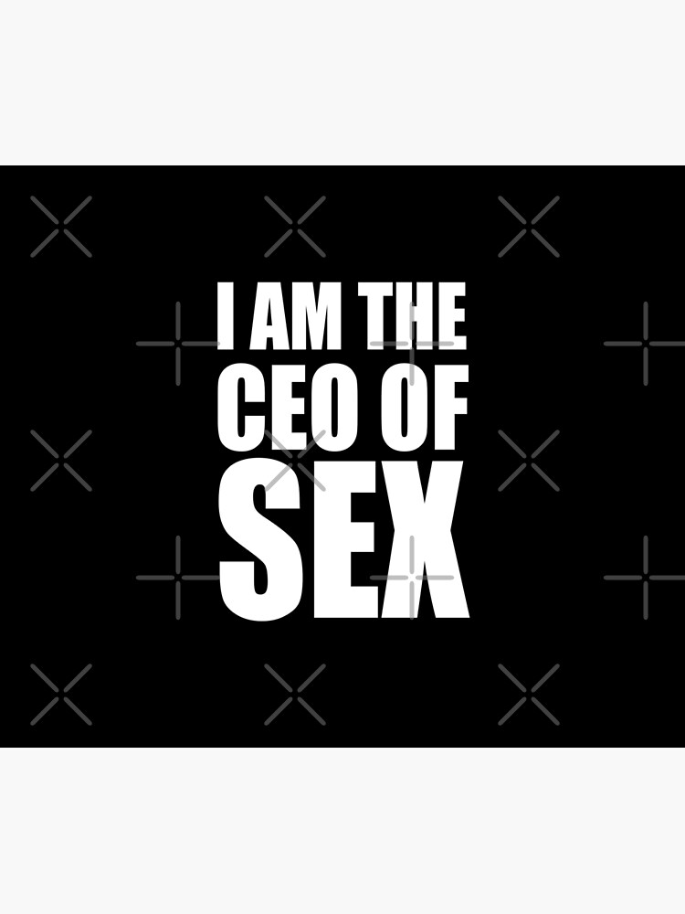 I Am The Ceo Of Sex Funny Design Throw Blanket For Sale By Tipicool