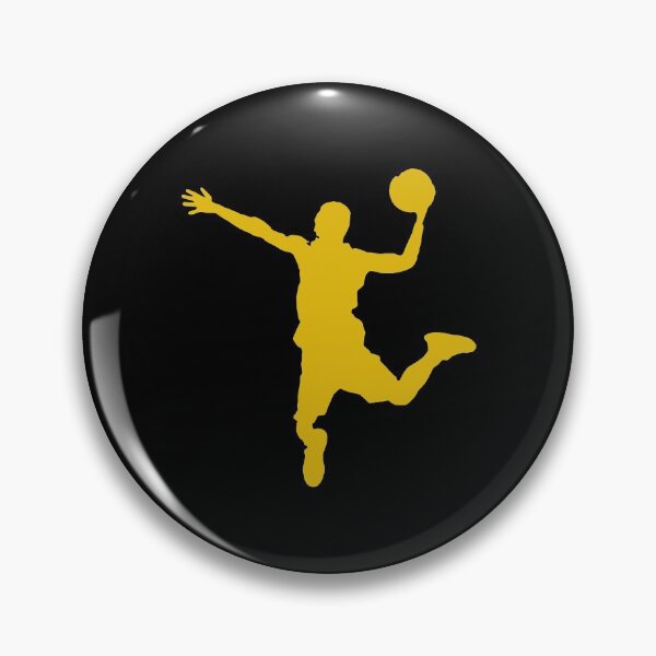 Item preview, Golden Dunking Basketball Player Silhouette designed and sold by Express YRSLF.