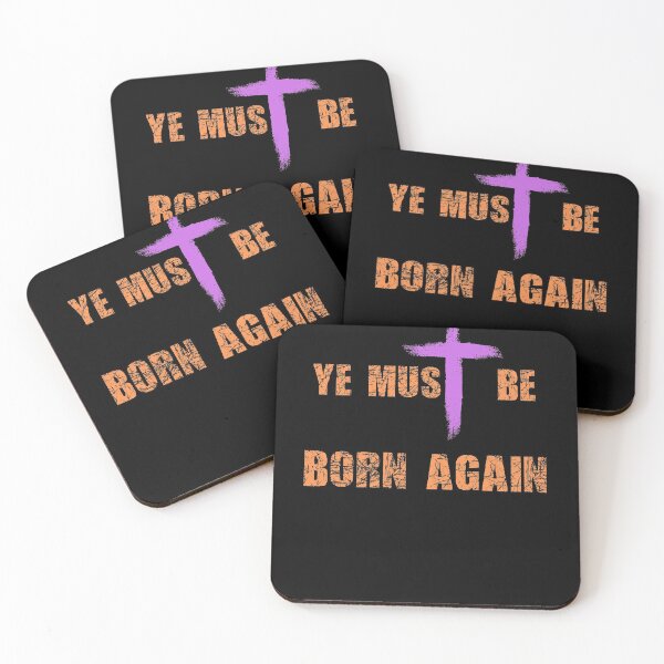 Item preview,   Ye Must Be Born Again Christian Quote designed and sold by Beluved.