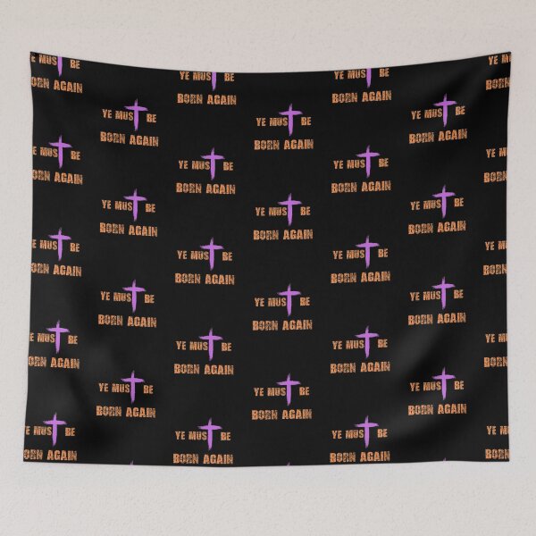 Item preview,   Ye Must Be Born Again Christian Quote designed and sold by Beluved.