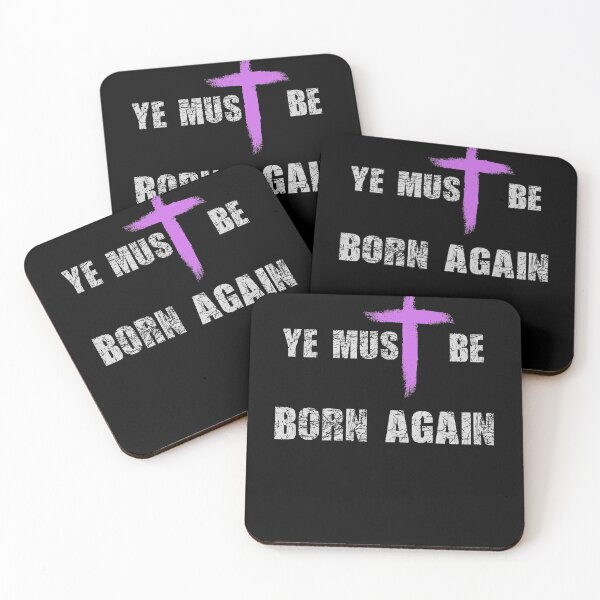 Item preview,    Ye Must Be Born Again Christian Quote designed and sold by Beluved.