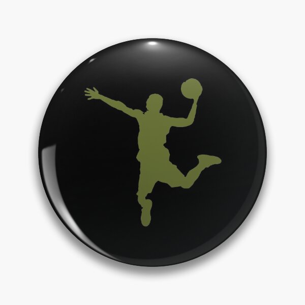 Item preview, Green Dunking Basketball Player Silhouette designed and sold by Express YRSLF.