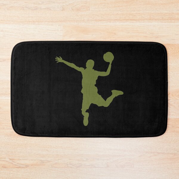 Item preview, Green Dunking Basketball Player Silhouette designed and sold by Express YRSLF.