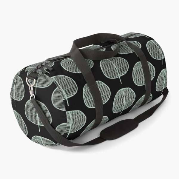 Item preview, Mint Leaf Black Scandi Pattern designed and sold by HintofNature.