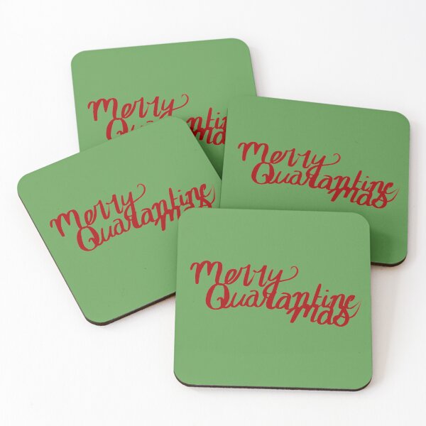 Item preview, Merry Quarantinemas typography designed and sold by AkakoAi.