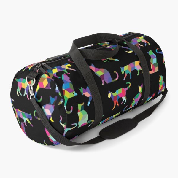 Item preview, Cat pattern, bright polygonal cats designed and sold by patternme.