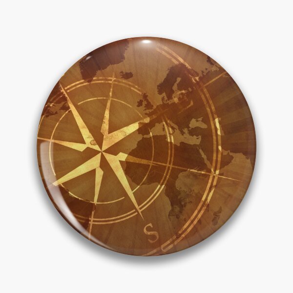 Item preview, Grunge Old Map With Compass Rose Damaged Retro Style Design World Map Background With Browny Rays Background designed and sold by GraphixDisplate.
