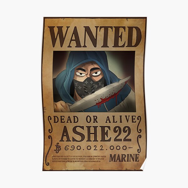 Ashe Wanted Poster