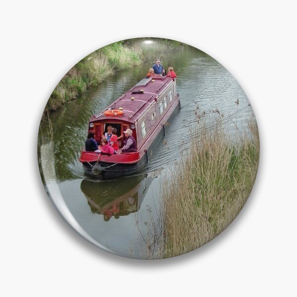Item preview, Barge on the Kennet & Avon Canal Devizes Wiltshire designed and sold by KALEIDOSCOPE UK.