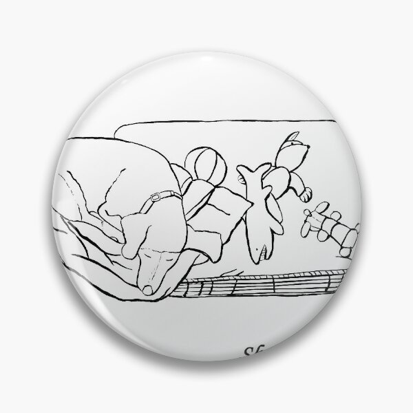 Item preview, Sharing is Caring Beagle Ink Drawing designed and sold by Sandra Connelly.