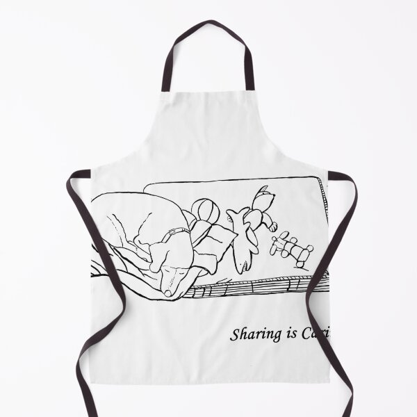 Item preview, Sharing is Caring Beagle Ink Drawing designed and sold by Sandra Connelly.