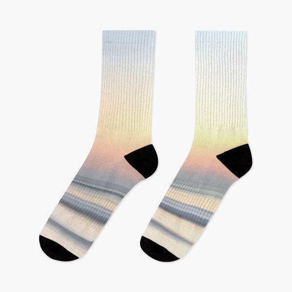 Item preview, Abstract Blue Ocean Water Misty Horizon Sunset designed and sold by Walk-It-Off.