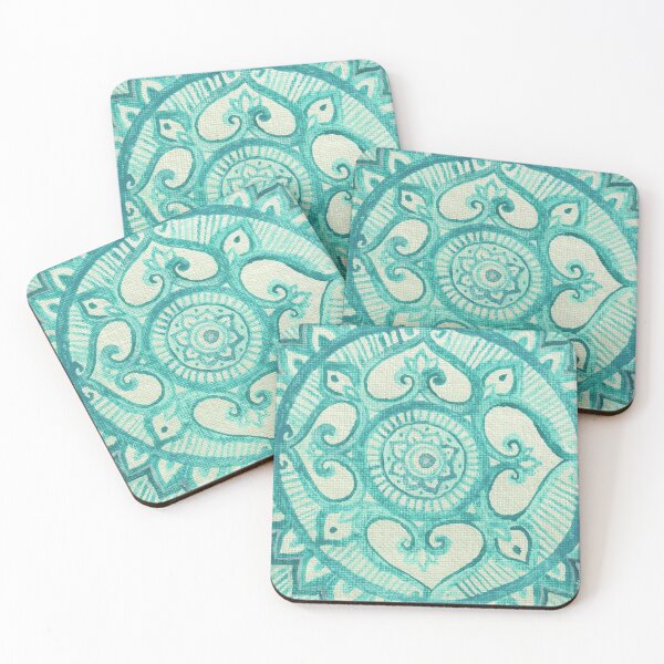 Item preview, Mint moroccan tile designed and sold by Carolin Bentbib.