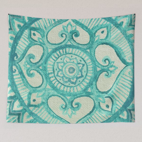 Item preview, Mint moroccan tile designed and sold by Carolin Bentbib.