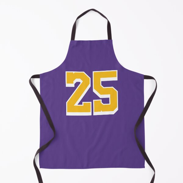 Item preview, 25 Yellow Number Twenty-five Purple Basketball Jersey designed and sold by elhefe.