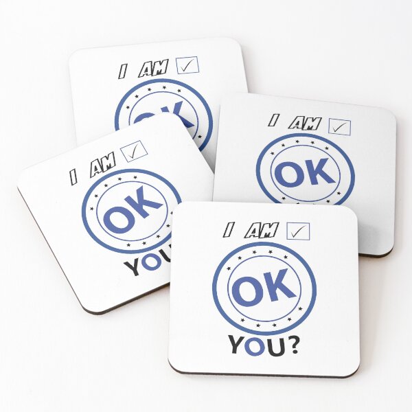 Item preview, I am okey and you ? be optimist designed and sold by mahjoubstr.