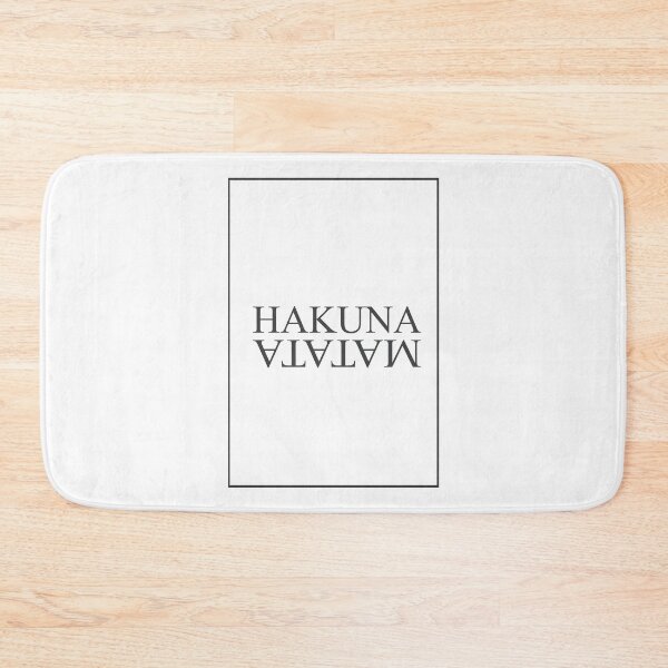 Item preview, Hakuna Matata 286 Watercolor Map Yoga Quote Defini designed and sold by vividpixelusa.