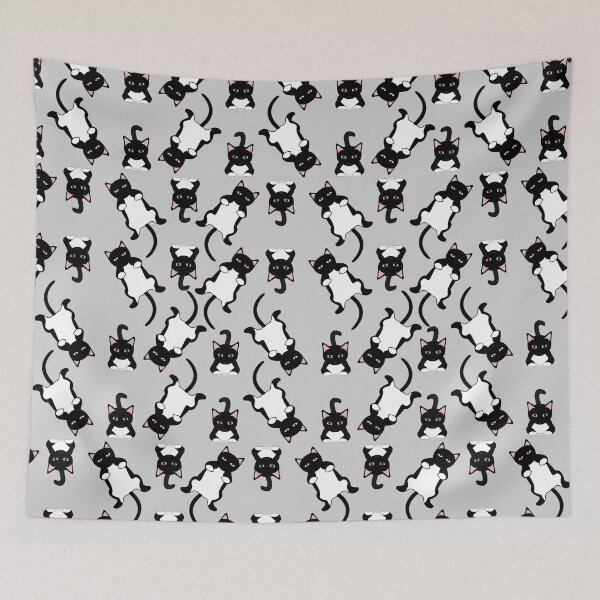 Item preview, Lazy cat pattern, cats  designed and sold by patternme.