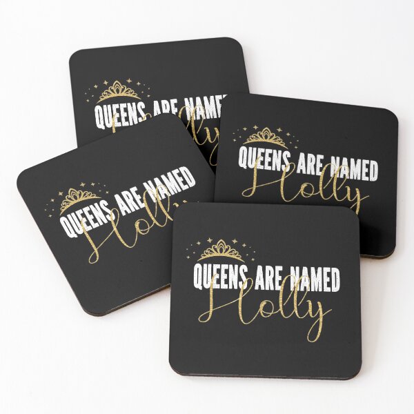 Item preview, Queens Are Named Holly Personalized First Name Girl product designed and sold by Grabitees.