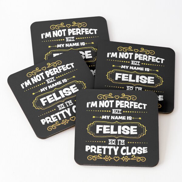 Item preview, Felise I'm Not Perfect Aesthetic Custom Name designed and sold by MariaMacioca.
