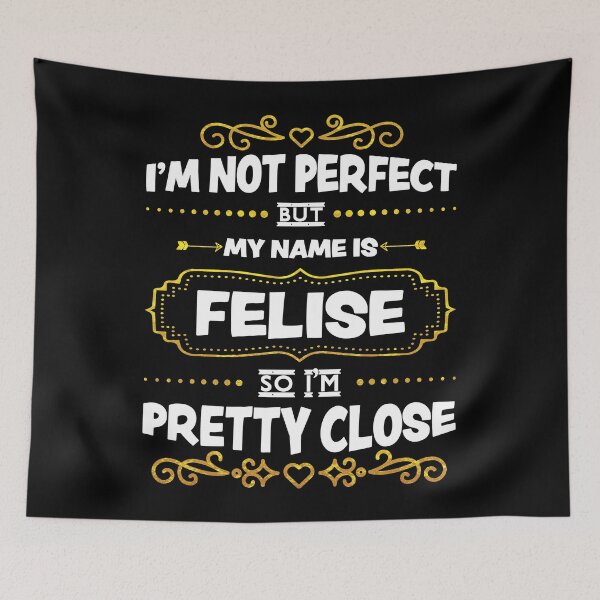 Item preview, Felise I'm Not Perfect Aesthetic Custom Name designed and sold by MariaMacioca.