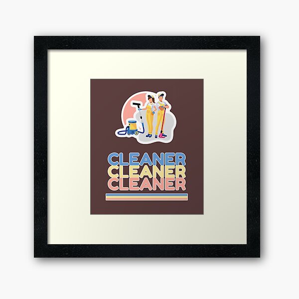Item preview, Retro Cleaner Funny Cleaning Humor Gifts for Maids designed and sold by SavvyCleaner.