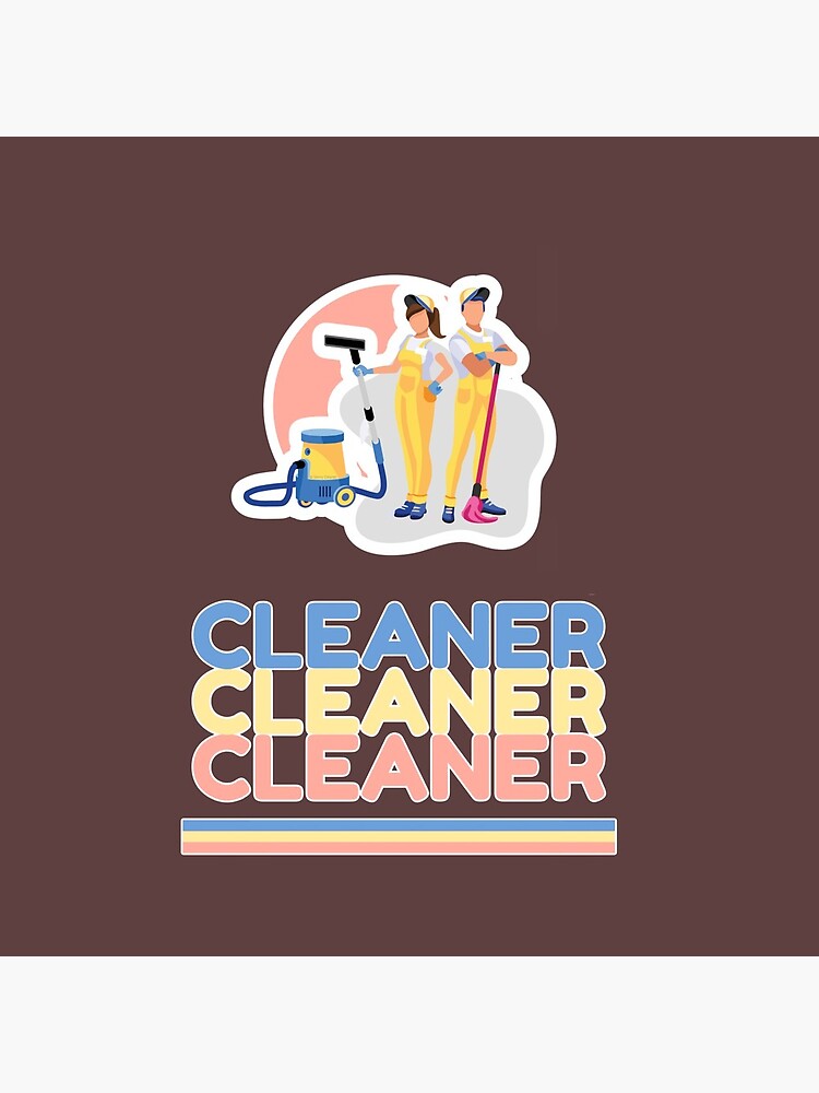 Thumbnail 5 of 5, Coasters (Set of 4), Retro Cleaner Funny Cleaning Humor Gifts for Maids designed and sold by SavvyCleaner.