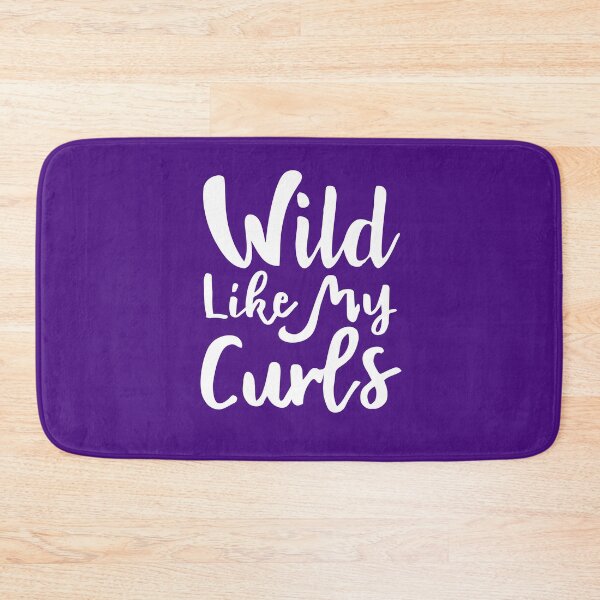 Item preview, Wild Like My Curls funny curly haired gift with cute lettering  designed and sold by alenaz.
