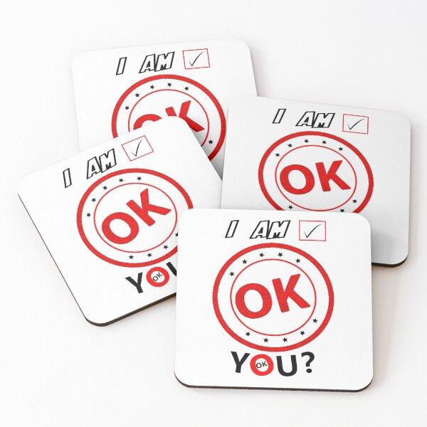 Item preview, I am okey and you ? be positif designed and sold by mahjoubstr.