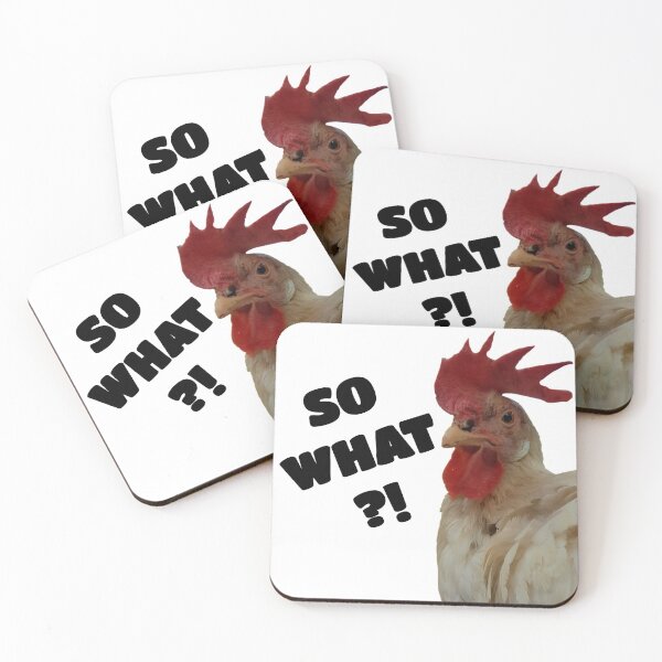 Item preview, I love chickens, so what? designed and sold by Joie-et-Poesie.