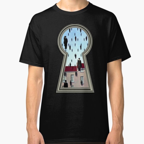 "Magritte from the lock" Classic T-Shirt