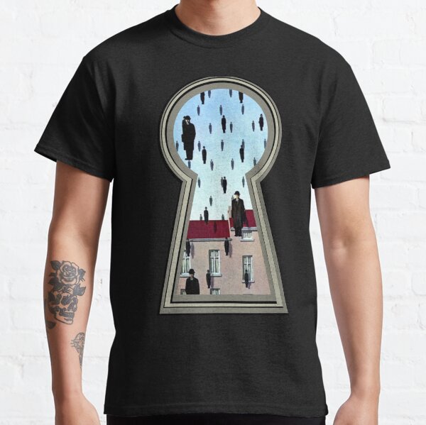 "Magritte from the lock" Classic T-Shirt