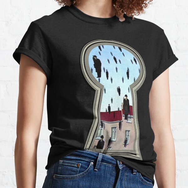 "Magritte from the lock" Classic T-Shirt