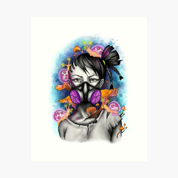 Aperçu de l'œuvre Toxic Girl créée et vendue par TattooVapeur.