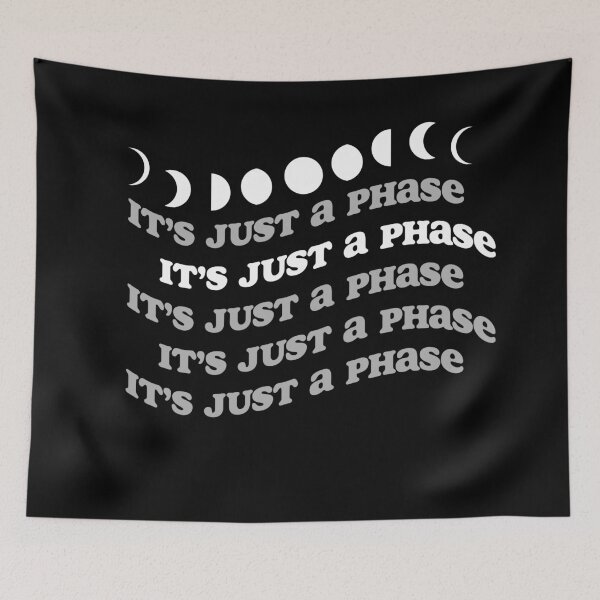 Item preview, Moon phases | It's just a phase  designed and sold by LemonbatStudio.