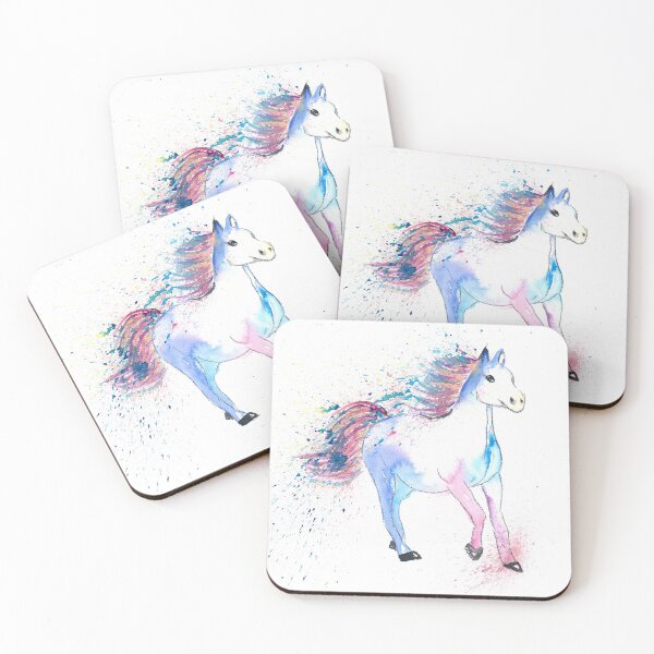 Item preview, The Colorful Running Sparkling Horse designed and sold by artshop77.