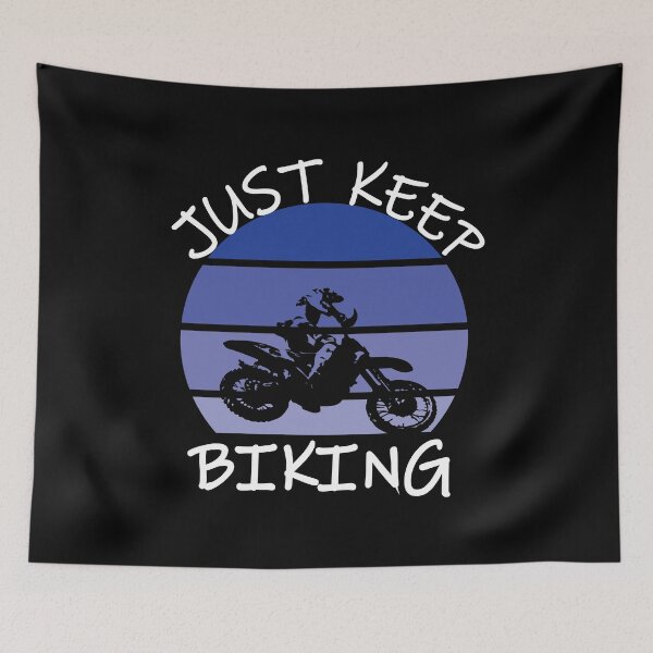 Item preview, Just Keep Biking designed and sold by Mathew Graphic.